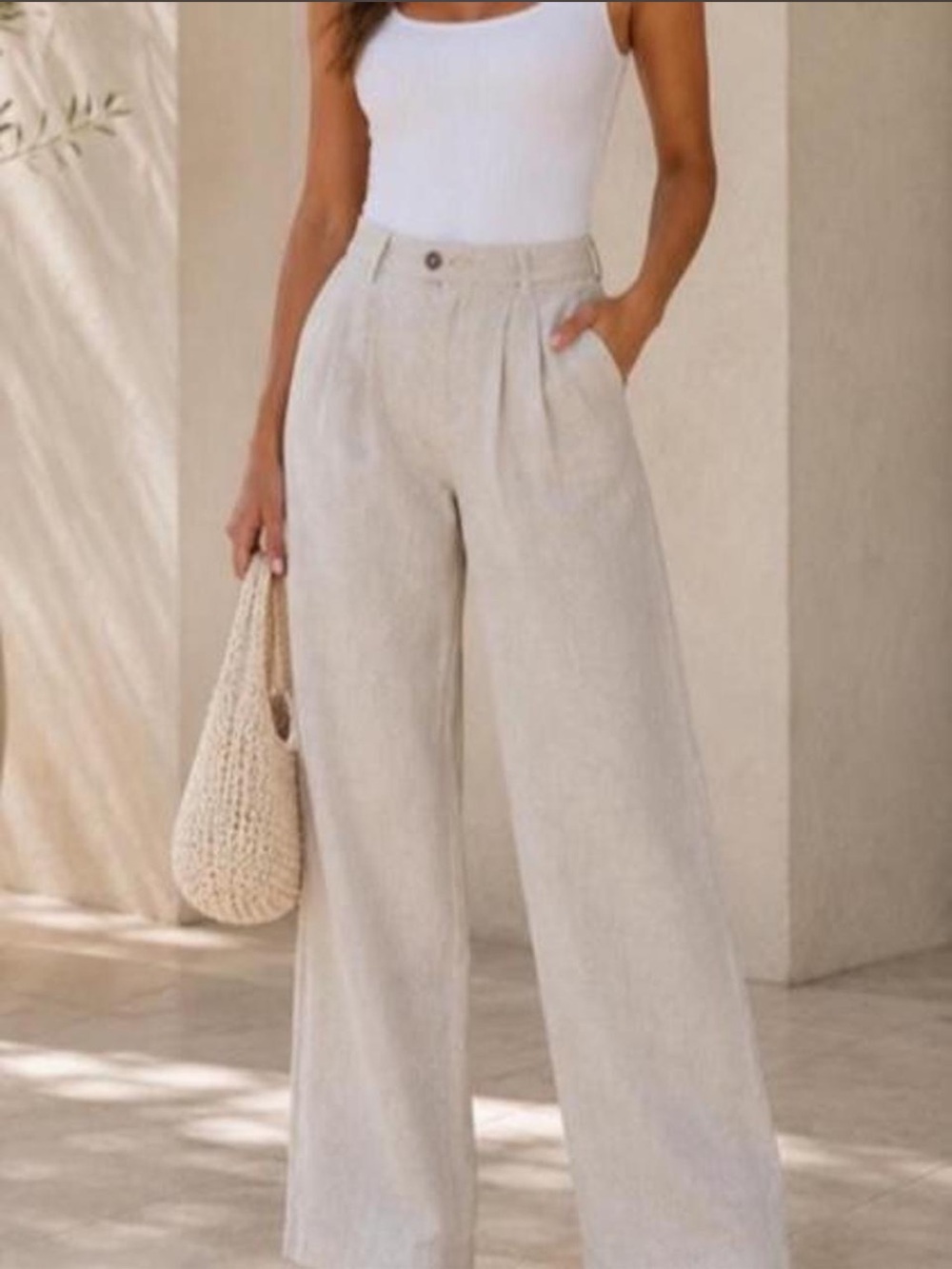 Banana Republic Linen Trouser